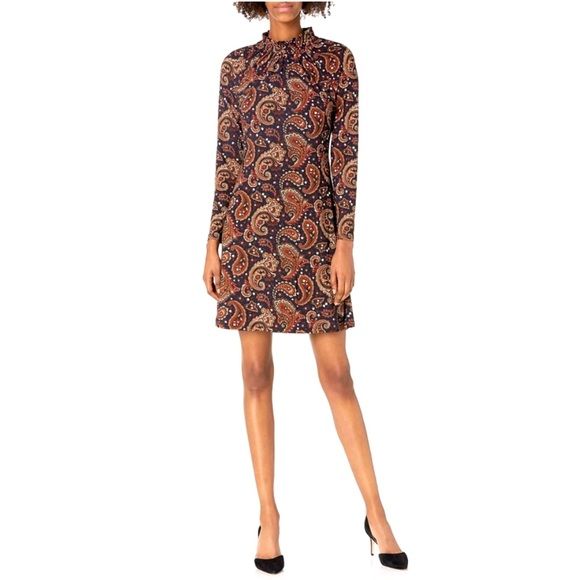 NWT Tommy Hilfiger Paisley Dress - Picture 1 of 10